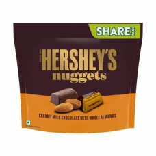 Deals and Offers on - HERSHEY'S NUGGETS CREAMY MILK WITH WHOLE ALMONDS | CRUNCHY CHOCOLATY DELIGHT 130.2g Deals, Discounts & Offers on - HERSHEY'S NUGGETS CREAMY MILK WITH WHOLE ALMONDS | CRUNCHY CHOCOLATY DELIGHT 130.2g