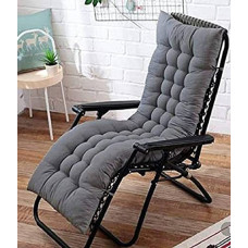 Deals, Discounts & Offers on  - Snugout Home Floor/Office Soft Cotton Filling Chair Rectangular Cushion Pad/Seat Pad in Plain 16 X 48 inch or 40 X 121 cm (Grey)