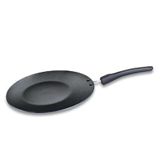 Deals and Offers on Cookware - Prestige OMG DLX Concave Induction Base Non-Stick Aluminium Tawa, 275mm, Black Deals, Discounts & Offers on Cookware - Prestige OMG DLX Concave Induction Base Non-Stick Aluminium Tawa, 275mm, Black