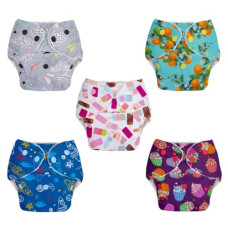 Deals, Discounts & Offers on Baby Care - [Amazon Fresh] SuperBottoms BASIC Pack of 5 Freesize Adjustable, Washable and Reusable Cloth Diaper