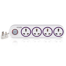 Deals and Offers on Electronics - Ecolink Guardian Chief 4 Way Extension Board/Cord, Multi Socket Spike Guard 6A | Extension Board with LED Indicator | Cable Length: 1.5 Meter | Pack of 1 Deals, Discounts & Offers on Electronics - Ecolink Guardian Chief 4 Way Extension Board/Cord, Multi Socket Spike Guard 6A | Extension Board with LED Indicator | Cable Length: 1.5 Meter | Pack of 1