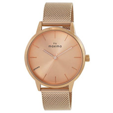 Deals, Discounts & Offers on Men - Maxima Attivo Collection Analog Rose Gold Dial Men's Watch-O-66670CMGR