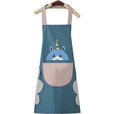 Deals, Discounts & Offers on  - DOCAT Apron for Women Cute Deer Aprons With Pockets and Hand-Wiping Kitchen Apron Waterproof and Oil-proof Kitchen Accessories Items