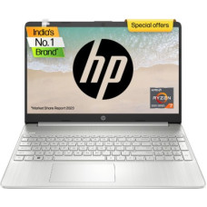 Deals, Discounts & Offers on Laptops - [For ICICI/SBI Credit Card] HP AMD Ryzen 7 Octa Core 5700U - (16 GB/512 GB SSD/Windows 11 Home) 15s- ey2001au Thin and Light Laptop(15.6 Inch, Natural Silver, 1.69 Kg, With MS Office)