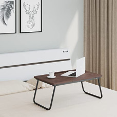 Deals, Discounts & Offers on Laptop Accessories - Nilkamal Inspiron Portable Laptop Table (Walnut, Polyvinyl Chloride, Pack Of 1)