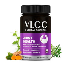 Deals, Discounts & Offers on  - VLCC Natural Sciences Joint Health With Glucosamina, MSM Chondriotin, Hadjod & Boswellia to Improve Bone Strenght, Flexibility, Lubrication & Mobility 60 Tablets (Pack of 1)