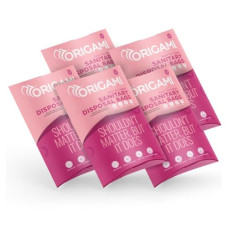Deals, Discounts & Offers on Health & Personal Care - Origami Leakproof Sanitary Disposal Bags Pack of 5 (15 Bags Per Pack, Total 75 Bags)
