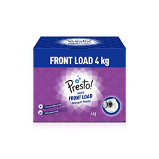 Deals and Offers on - Amazon Brand - Presto! Matic Front Load Detergent Powder - 4 kg Deals, Discounts & Offers on - Amazon Brand - Presto! Matic Front Load Detergent Powder - 4 kg