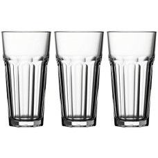 Deals, Discounts & Offers on  - Pasabahce Casablanca Glass Water/Juice Tumbler 475 ml 3 Pcs Set (Tempered Glass), Transparent (PB Casablanca)