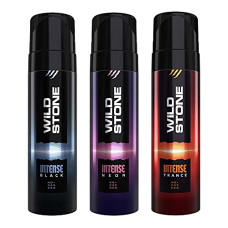 Deals and Offers on Beauty Care - Wild Stone Intense Black, Neon and Trance No Gas Body Spray Deodorants Deals, Discounts & Offers on Beauty Care - Wild Stone Intense Black, Neon and Trance No Gas Body Spray Deodorants