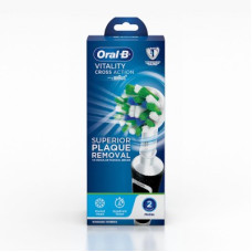 Deals and Offers on Electronics - Oral-B Vitality_100 Vitality 100 Black Criss Cross Electric Rechargeable Toothbrush Powered By Braun Electric Toothbrush(Black) Deals, Discounts & Offers on Electronics - Oral-B Vitality_100 Vitality 100 Black Criss Cross Electric Rechargeable Toothbrush Powered By Braun Electric Toothbrush(Black)