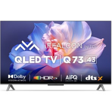 Deals, Discounts & Offers on Entertainment - [For Card] iFFALCON by TCL 108 cm (43 inch) QLED Ultra HD (4K) Smart Google TV With Dolby Atmos Vision & HDR10(iFF43Q73)