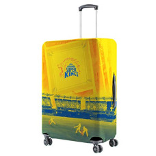 Deals and Offers on - Nasher Miles x Chennai Super Kings (CSK) Polyester Yellow Straight Outta Chepauk 65 cm (24 Inch) Medium Protective Luggage Cover Deals, Discounts & Offers on - Nasher Miles x Chennai Super Kings (CSK) Polyester Yellow Straight Outta Chepauk 65 cm (24 Inch) Medium Protective Luggage Cover