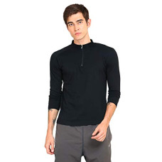 Deals, Discounts & Offers on Men - [Size M] Ap'pulse Men's 1/4 HiNeck Raglan Zipper