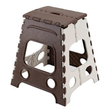 Deals, Discounts & Offers on Furniture - Primelife Plastic 18 Inch Folding Step Stool,Super Strong Foldable Stool for Adults & Kids, Portable Plastic Step Stool, Non Slip Folding Stools