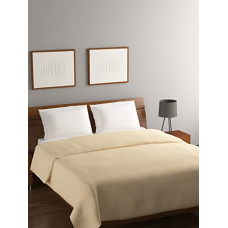 Deals, Discounts & Offers on  - Rubix Home 220 GSM All Season Camel Fleece Blanket Double Bed
