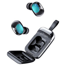 Deals, Discounts & Offers on Mobile Accessories - PTron Bassbuds Urban in-Ear True Wireless Bluetooth 5.0 Headphones with Deep Bass, Touch Control Earbuds, IPX4 Water & Sweat Resistance, Noise Isolation, Voice Assistance & Built-in Mic - (Black)