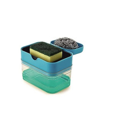 Deals and Offers on Home Improvement - Sparkmate By Crystal Premium Soap Dispenser 2 in 1 - SS Scourer & Sponge with Scrubber Deals, Discounts & Offers on Home Improvement - Sparkmate By Crystal Premium Soap Dispenser 2 in 1 - SS Scourer & Sponge with Scrubber