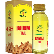 Deals, Discounts & Offers on  - Dabur Badam Tail - 100ml | Sweet Almond Oil | Rich in Vitamin-E | For Healthy Hair & Skin | Sharpens Brain | Improves Digestion | Extracted From Almonds