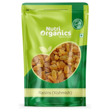 Deals, Discounts & Offers on  - Nutri Organics Dry Fruits Premium Seedless Kismis Green Raisins Dry Grapes Kishmish - Ziplock Pouch 500g