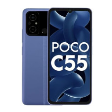 Deals and Offers on Electronics - POCO C55 (Cool Blue, 4GB RAM, 64GB Storage) Deals, Discounts & Offers on Electronics - POCO C55 (Cool Blue, 4GB RAM, 64GB Storage)