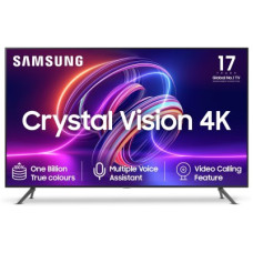 Deals, Discounts & Offers on Entertainment - [For UPI Pay] SAMSUNG Crystal Vision 4K iSmart with Voice Assistant 163 cm (65 inch) Ultra HD (4K) LED Smart Tizen TV 2023 Edition with Video Calling & IOT Sensors