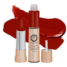 Deals and Offers on Beauty Care - Colors Queen 2 in 1 Matte Lipstick | Lip Matte | Long Lasting Gloss, Waterproof, Non Transferable | (33 - Karina Orange, 8g) Deals, Discounts & Offers on Beauty Care - Colors Queen 2 in 1 Matte Lipstick | Lip Matte | Long Lasting Gloss, Waterproof, Non Transferable | (33 - Karina Orange, 8g)
