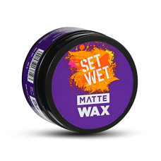 Deals, Discounts & Offers on  - Set Wet Hair Wax For Men - Matte Wax, 60g | Matte Look, Strong Hold, Restylable Anytime, Easy Wash Off | No Paraben, No Sulphate, No Alcohol