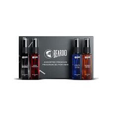 Deals and Offers on - Beardo Perfume For Men - Premium Giftset 4x8ml | Eau De Perfume For Men Long Lasting | Godfather Perfume Whisky Smoke Perfume Combo pack Deals, Discounts & Offers on - Beardo Perfume For Men - Premium Giftset 4x8ml | Eau De Perfume For Men Long Lasting | Godfather Perfume Whisky Smoke Perfume Combo pack