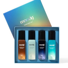 Deals and Offers on Beauty Care - Moody Premium Perfume Gift Set For Men| Combo Pack 4x20 ml| All Day Fragrance | Long Lasting Scent | Luxury Gift Box For Him | Pack of 4 |Travel Size Deals, Discounts & Offers on Beauty Care - Moody Premium Perfume Gift Set For Men| Combo Pack 4x20 ml| All Day Fragrance | Long Lasting Scent | Luxury Gift Box For Him | Pack of 4 |Travel Size