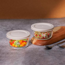 Deals, Discounts & Offers on  - Iveo Borosilicate Glass Container, Fresh Mate | Microwave Safe Food Container | Cook Serve Store |