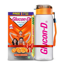 Deals, Discounts & Offers on  - Glucon-D Tangy Orange Glucose Powder With Free Sipper(1kg, Refill)| For Tasty & Healthy Orange Flavoured Glucose Drink| Provides Instant Energy| Vitamin C Boosts Immunity| Contains Calcium