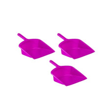 Deals and Offers on Home Improvement - Sulfar Durable Multi Surface Plastic Dustpan with Handle, Assorted Colors (2352_Pack of 3) Deals, Discounts & Offers on Home Improvement - Sulfar Durable Multi Surface Plastic Dustpan with Handle, Assorted Colors (2352_Pack of 3)