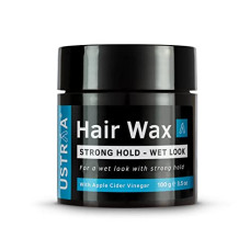 Deals, Discounts & Offers on  - Ustraa Strong Hold Hair Wax For Men- Wet Look - 100g - Non-greasy wax, Easy-to-Wash, Strong Hold & Shiny Wet Italian-look without harmful chemicals