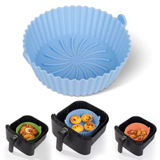 Deals and Offers on - Air Fryer Silicone Liners - Reusable Non-Stick Air Fryer Silicone Pot Liner Compatible with COSORI Air Fryer Basket Accessories, Fit 3-6 Qt Deals, Discounts & Offers on - Air Fryer Silicone Liners - Reusable Non-Stick Air Fryer Silicone Pot Liner Compatible with COSORI Air Fryer Basket Accessories, Fit 3-6 Qt