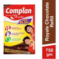 Deals and Offers on - COMPLAN Nutrition and Health Drink Royale Chocolate Refill(750 g) Deals, Discounts & Offers on - COMPLAN Nutrition and Health Drink Royale Chocolate Refill(750 g)