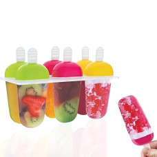 Deals and Offers on - FLOSSYMART Plastic Reusable Popsicle Molds Ice Pop Makers Ice Pop Molds Kulfi Maker Mould, Candy Maker Plastic Popsicle Mold, Kids Ice Cream Tray Holder (Set of 6) (6 Mold Model-3, Multicolor) Deals, Discounts & Offers on - FLOSSYMART Plastic Reusable Popsicle Molds Ice Pop Makers Ice Pop Molds Kulfi Maker Mould, Candy Maker Plastic Popsicle Mold, Kids Ice Cream Tray Holder (Set of 6) (6 Mold Model-3, Multicolor)