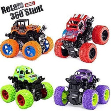 Deals and Offers on - Kidzoy 4WD Truck Cars Push and Go Toy Trucks Friction Powered Cars (Pack of 4 Cars)(Multicolor) Deals, Discounts & Offers on - Kidzoy 4WD Truck Cars Push and Go Toy Trucks Friction Powered Cars (Pack of 4 Cars)(Multicolor)