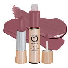 Deals, Discounts & Offers on Beauty Care - Colors Queen 2 in 1 Matte Lipstick | Lip Matte | Long Lasting Gloss, Waterproof, Non Transferable| (49 - Nude Peach 8g)