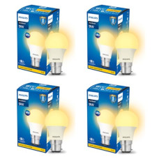 Deals and Offers on - PHILIPS 9W B22d LED Bulb, Pack of 4 Deals, Discounts & Offers on - PHILIPS 9W B22d LED Bulb, Pack of 4