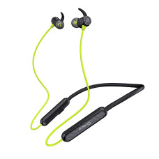 Deals, Discounts & Offers on Headphones - Lava Probuds N31 Bt in-Ear Neckband (Firefly Green,45+ Hrs Playtime,Enc,Fast Charge (10Min = 12Hrs),Ipx6 Rating,10 Mm Drivers,Bt V5.3 Pro Game Mode (60Ms Low Latency),&Dual Device Pairing),Wireless