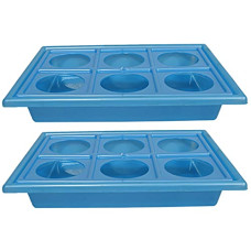 Deals and Offers on - Kuber Industries Tray with Cutout Handles, Cup Display Deals, Discounts & Offers on - Kuber Industries Tray with Cutout Handles, Cup Display