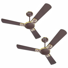 Deals and Offers on - Havells Enticer Art 1200mm 2 Star Energy Saving Ceiling Fan (Flora Espresso Brown, Pack of 2) Deals, Discounts & Offers on - Havells Enticer Art 1200mm 2 Star Energy Saving Ceiling Fan (Flora Espresso Brown, Pack of 2)