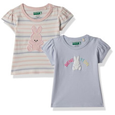 Deals and Offers on Baby Care - UNITED COLORS OF BENETTON Baby-Girl's T-Shirt Deals, Discounts & Offers on Baby Care - UNITED COLORS OF BENETTON Baby-Girl's T-Shirt
