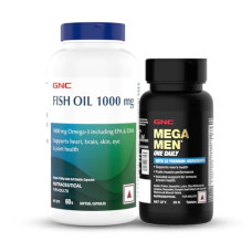 Deals and Offers on - GNC Men's Wellness Kit | Fish Oil For Men & Women (60 Softgels) | One Daily Multivitamin Deals, Discounts & Offers on - GNC Men's Wellness Kit | Fish Oil For Men & Women (60 Softgels) | One Daily Multivitamin