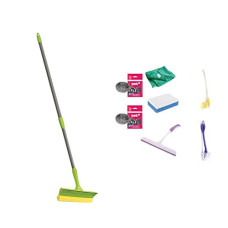Deals and Offers on Home Improvement - EZY BE Window Wiper with Telescopice Handle + Home, Kitchen & Bathroom Cleaning Combo Deals, Discounts & Offers on Home Improvement - EZY BE Window Wiper with Telescopice Handle + Home, Kitchen & Bathroom Cleaning Combo