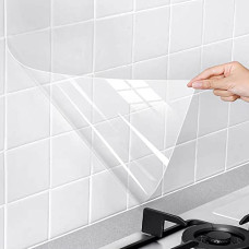 Deals and Offers on Home Improvement - Snkxu Clear Contact Paper, Protection For Kitchen Backsplash Tiles, Cabinets, Walls, and Shelves. Waterproof and Oil-Proof Peel and Stick Covering(15.7X78.7 Inches) Deals, Discounts & Offers on Home Improvement - Snkxu Clear Contact Paper, Protection For Kitchen Backsplash Tiles, Cabinets, Walls, and Shelves. Waterproof and Oil-Proof Peel and Stick Covering(15.7X78.7 Inches)