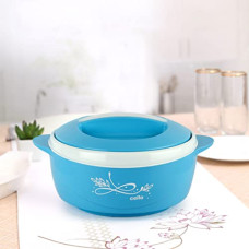 Deals and Offers on - Cello Sapphire | Insulated Inner Steel Casserole | BPA Free | Food Grade | Serving 1500ml, Blue Deals, Discounts & Offers on - Cello Sapphire | Insulated Inner Steel Casserole | BPA Free | Food Grade | Serving 1500ml, Blue