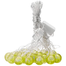 Deals and Offers on - Lexton Ball Shaped 20 Led Crystal String Light |Plug Sourced| Green |for Indoor & Outdoor Decorations Deals, Discounts & Offers on - Lexton Ball Shaped 20 Led Crystal String Light |Plug Sourced| Green |for Indoor & Outdoor Decorations