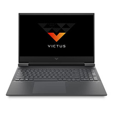 Deals, Discounts & Offers on Laptops - HP Victus AMD Ryzen 7 5800H 16.1 Inches Fhd Gaming Laptop (16Gb Ram/512Gb Ssd/6Gb RTX 3060 Graphics/Flicker Free Display/144Hz/Windows 10 Home/Ms Office/Mica Silver/2.48 Kg), 16-E0360Ax, Black